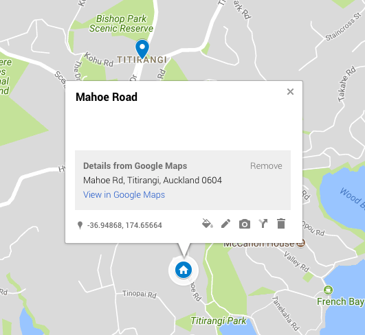 ok google pinpoint my location